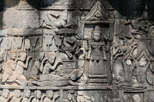 Cambodja 0349 Bayon