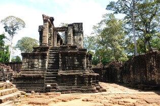 Cambodja 0350 Bayon